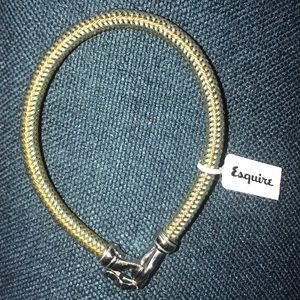 Esquire mens stainless steel bracelet